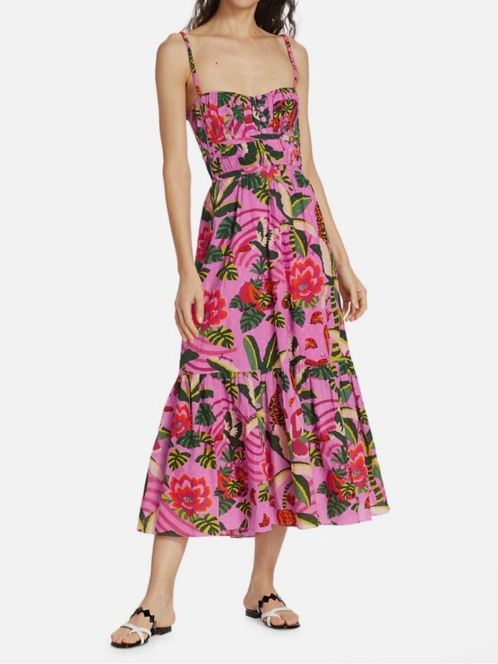 Farm Rio Tropical Maxi Dress - Picture 7 of 7
